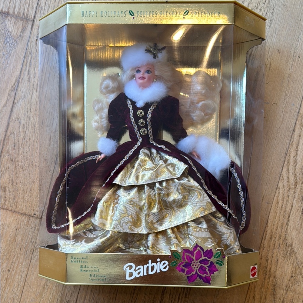 1996 Holiday Barbie, new in box